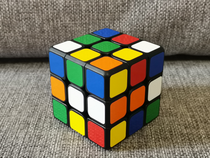 Restickered Xiaomi cube